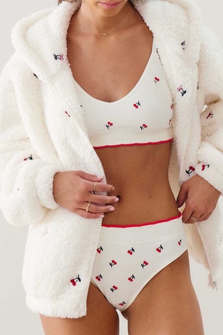 Culotte Brodcherriz - Ecru