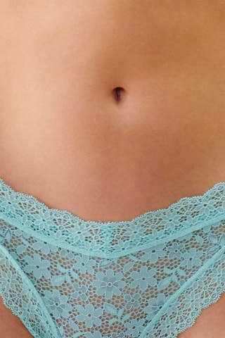 Culotte Fleuriz - Turquoise
