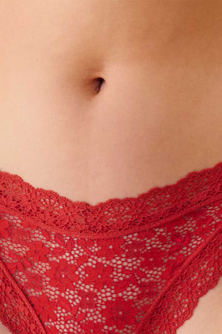 Culotte Fleuriz - Rouge