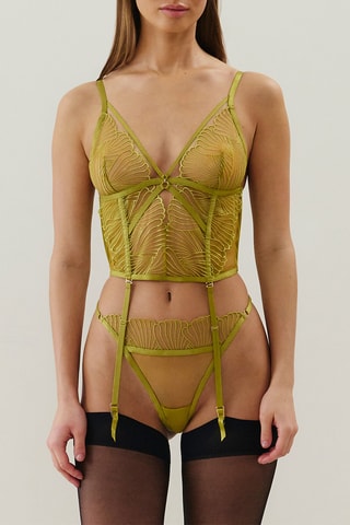 Guêpière Leilaiz - Vert olive