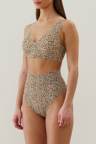 Culotte taille haute Newleopiz - Beige clair