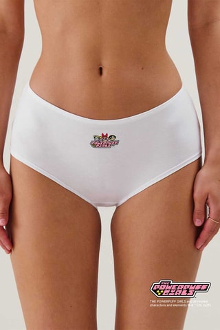 3 culottes The powerpuff girls Shortiz - Blanc et rose