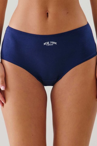 3 culottes Shortiz - Bleu marine et vert foncé