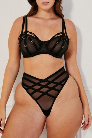 String taille haute Bemineiz - Noir