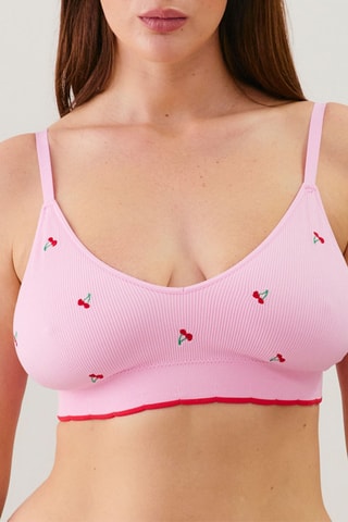 Brassière Brodcherriz - Rose