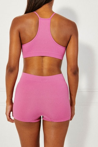 Shorty taille haute Tulipaniz - Rose