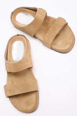 Mules en nubuck - Noir