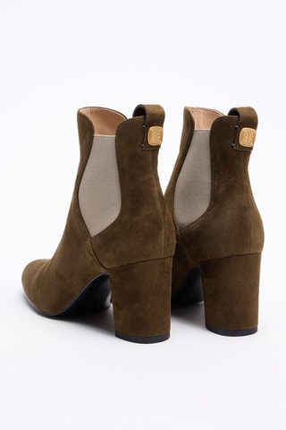 Bottines Chelsea en nubuck - Kaki
