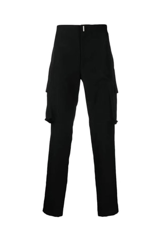 Pantalon slim en laine - Noir