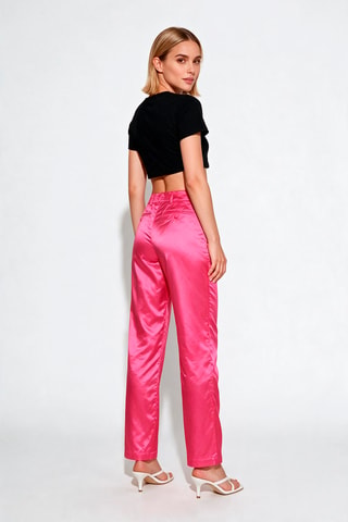 Pantalon droit Francisco - Rose