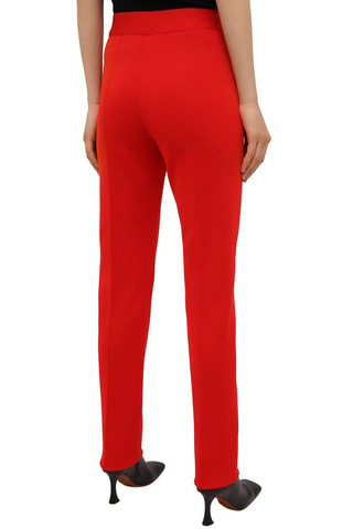 Pantalon taille haute - Rouge
