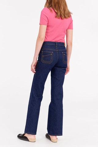 Jean taille haute Rica - Bleu marine