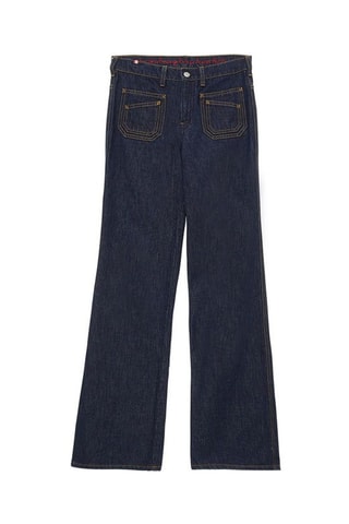 Jean taille haute Rica - Bleu marine