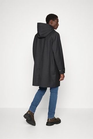 Parka à capuche en laine vierge - Gris foncé