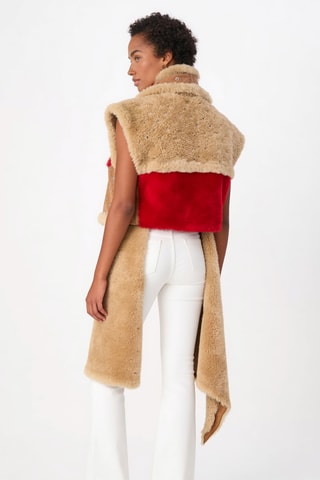 Veste sans manches en laine - Marron