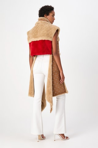 Veste sans manches en laine - Marron