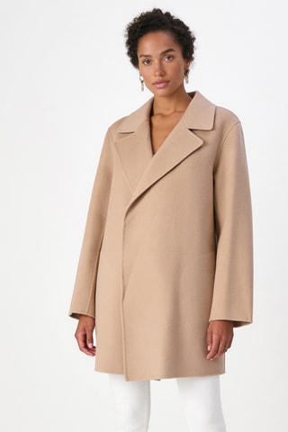 Veste en laine et cachemire Clairene - Camel
