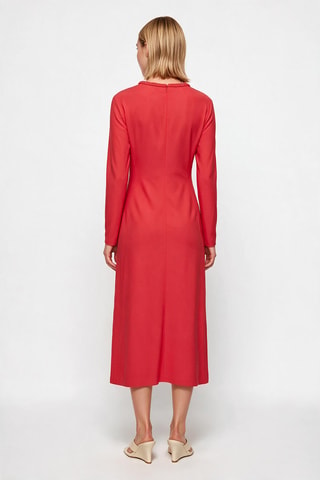Robe midi - Rouge