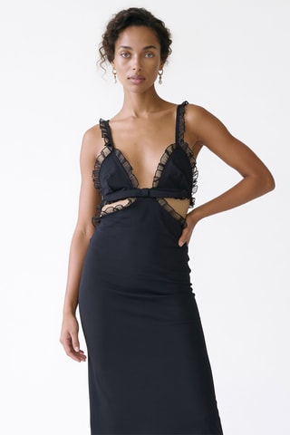 Robe midi - Noir