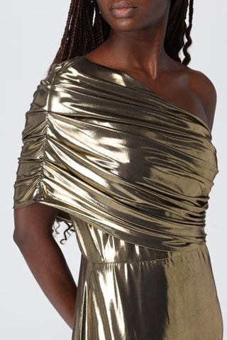 Robe asymétrique - Doré