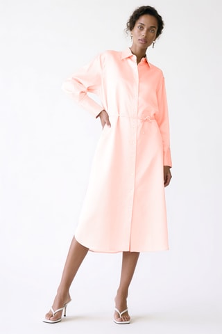 Robe chemise - Rose poudré