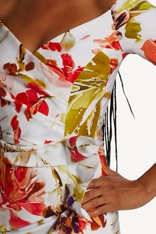Robe midi en soie - Ecru