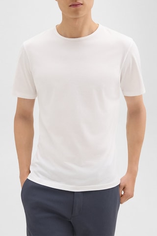 T-shirt en coton pima Precise - Blanc