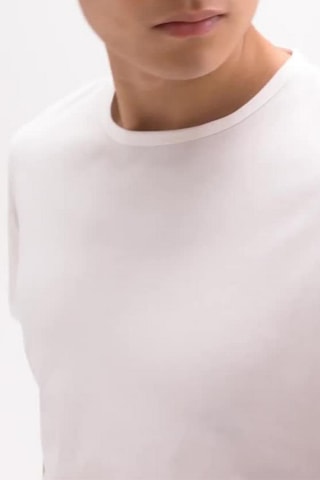 T-shirt en coton pima Precise - Blanc