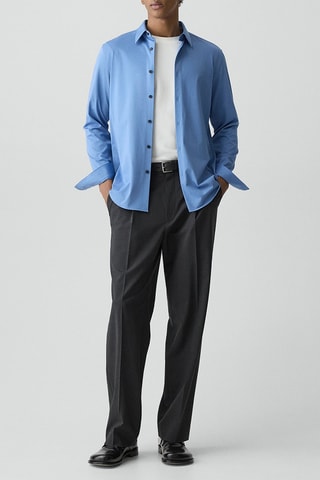 Chemise slim Sylvain - Bleu