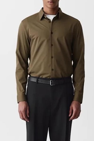 Chemise slim Sylvain - Kaki