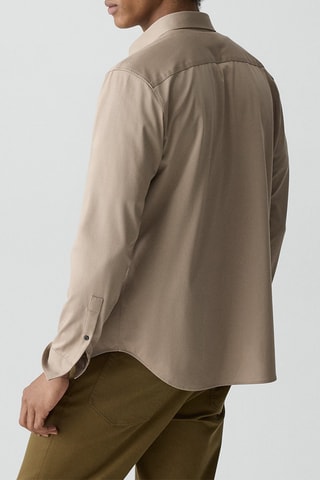 Chemise slim Sylvain - Beige