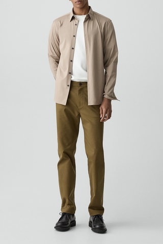 Chemise slim Sylvain - Beige