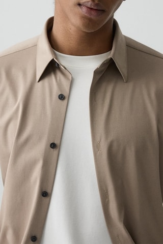 Chemise slim Sylvain - Beige