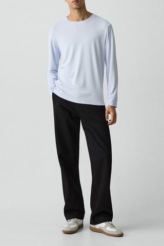 T-shirt modal Essential - Ciel
