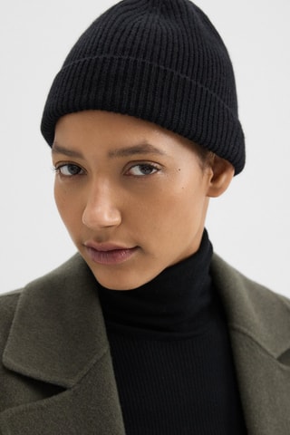 Bonnet en cachemire - Noir