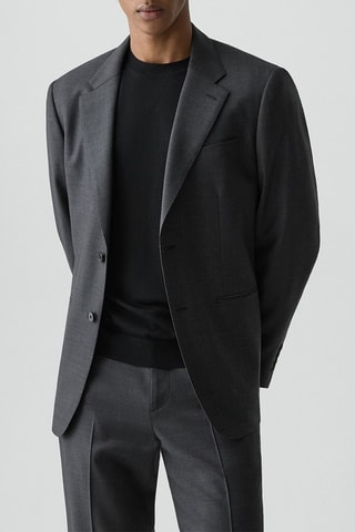 Blazer en laine Sartorial - Gris foncé