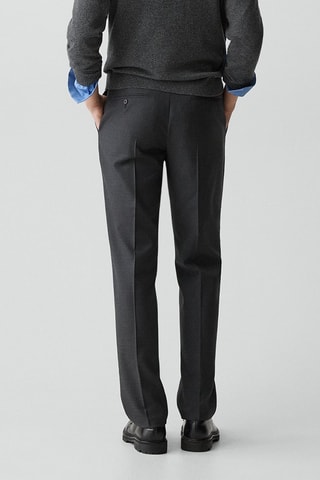 Pantalon de costume en laine vierge Sartorial - Gris foncé