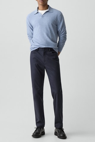 Polo en maille stretch Soris - Ciel