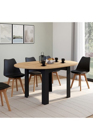 Table Dina - 110/150 x 110 x 75 cm