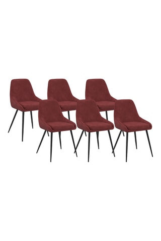 6 chaises Olivia - 47,5 x 79 x 54 cm