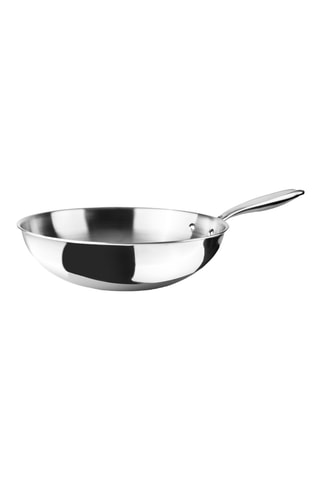 Wok en acier inoxydable Triply - 30 cm
