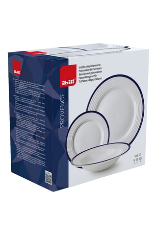 Service de vaisselle en porcelaine - 12 pièces