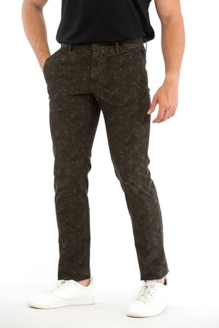 Pantalón slim fit - Incotex - Caqui