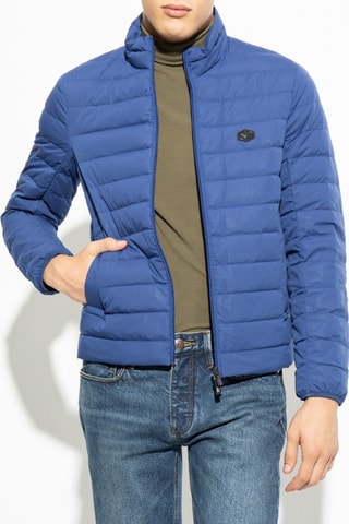 Doudoune - Bleu - Emporio Armani - Noir et bleu