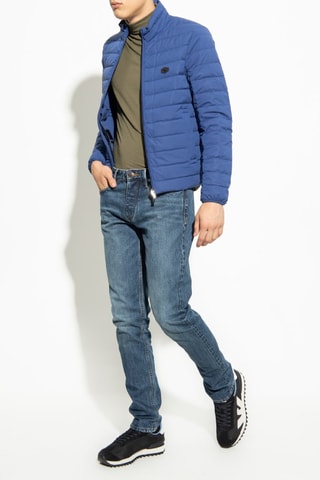 Doudoune - Bleu - Emporio Armani - Noir et bleu