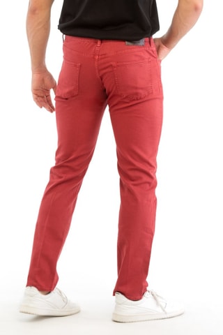 Pantalon slim - Rouge - Incotex - Rouge