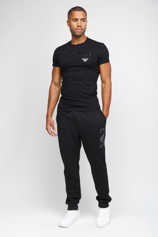 T-shirt - Noir - Emporio Armani - Blanc, gris et noir