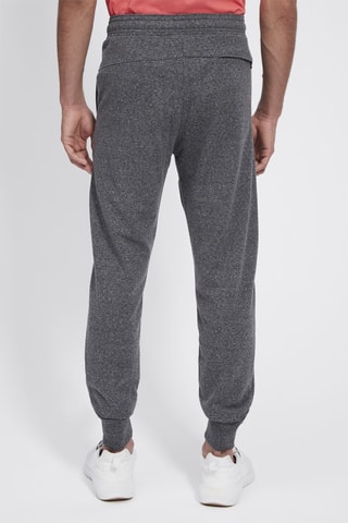 Pantalon - Gris foncé chiné - Blanc, rouge et gris