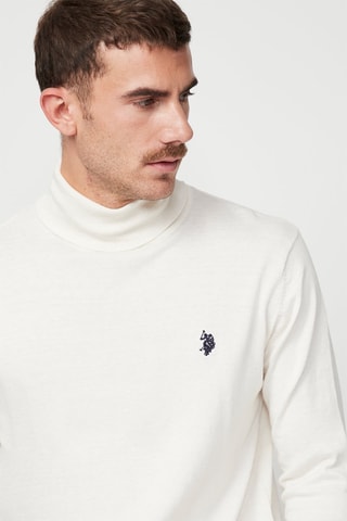 Pull - US Polo - Blanc