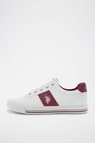 Baskets Bob - Blanc et rouge